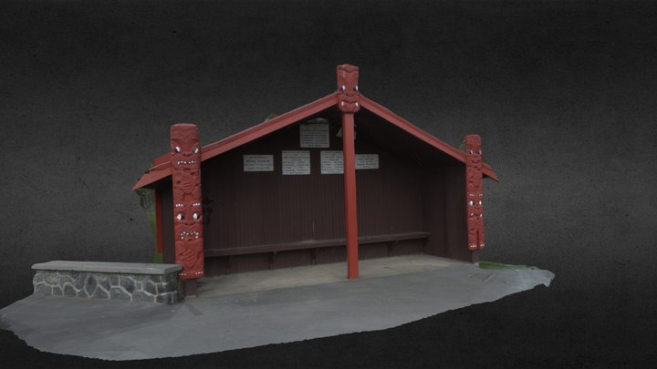 My stunning 3D model of the Maori memorial 3D Model
