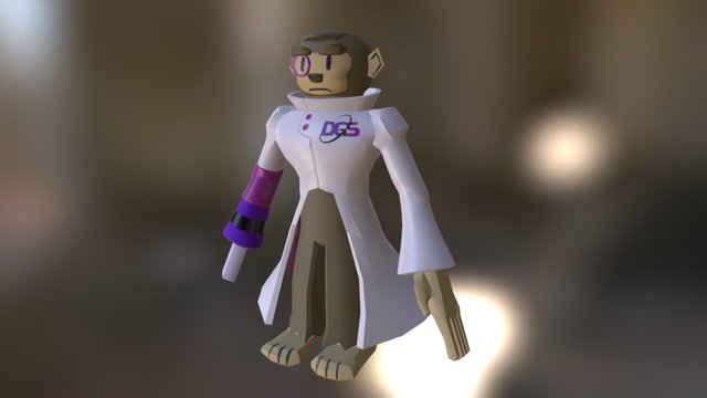 Dr. Gorilla Stein 3D Model