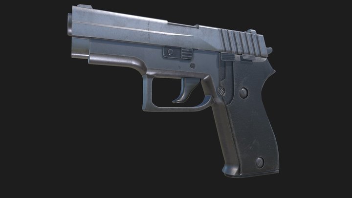 P200 Pistol – Modelo 3D gratuito STL