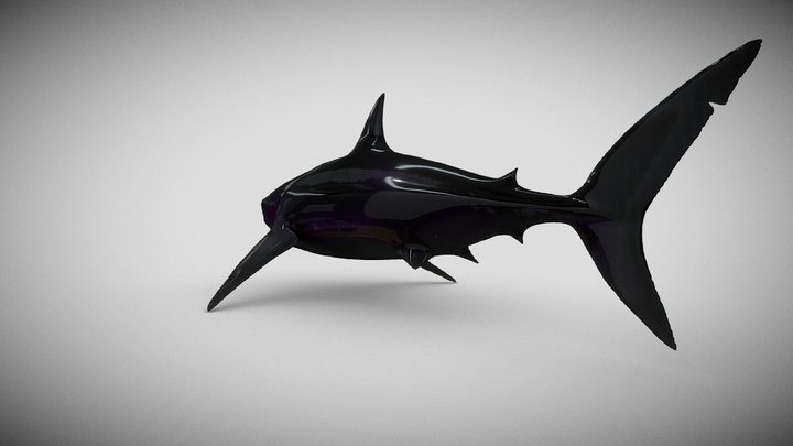 Shadow Megalodon 3D Model