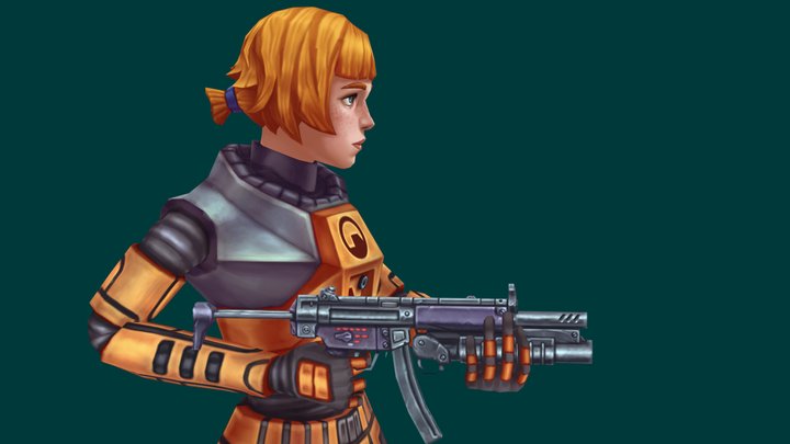 Maddie Nolen Half-Life Skin | Hand-Painted 3D Model