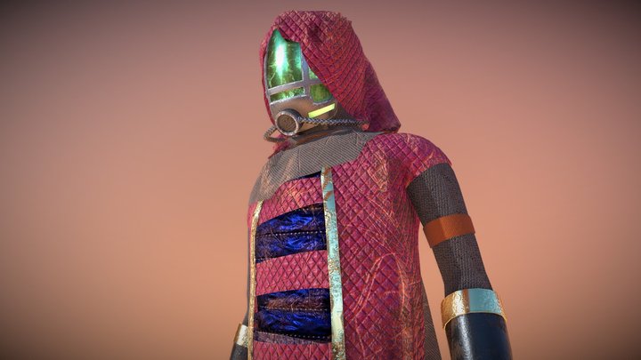 Martian Space Pirate 3D Model