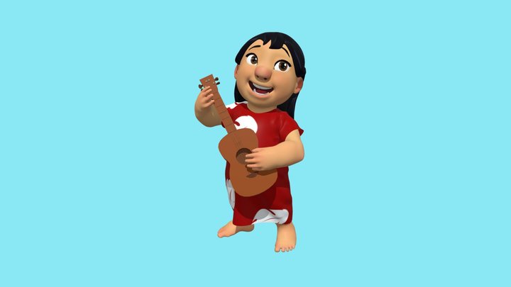 TP1 - Personnage 3D - Lilo 3D Model