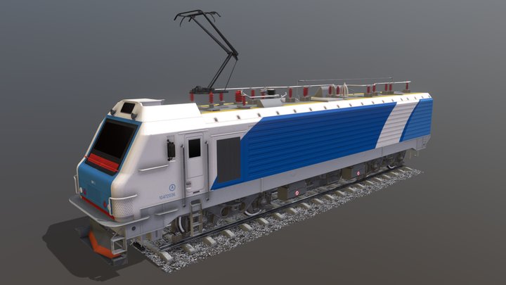 Belarusian Railways BKG-1 3D Model