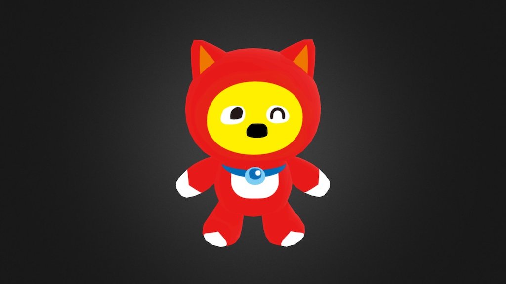 Red01bear - 3D model by merlin.mustache [c6932d1] - Sketchfab
