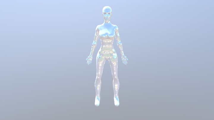 Lara Retopo 3D Model