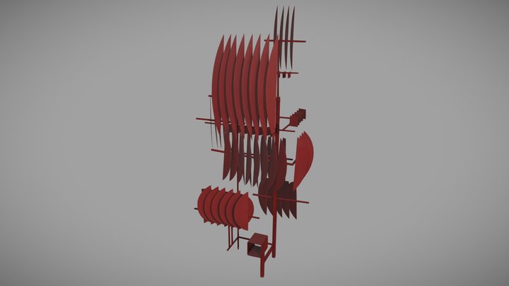 Jerzy Jarnuszkiewicz, Bez tytułu, 1971-1972 3D Model