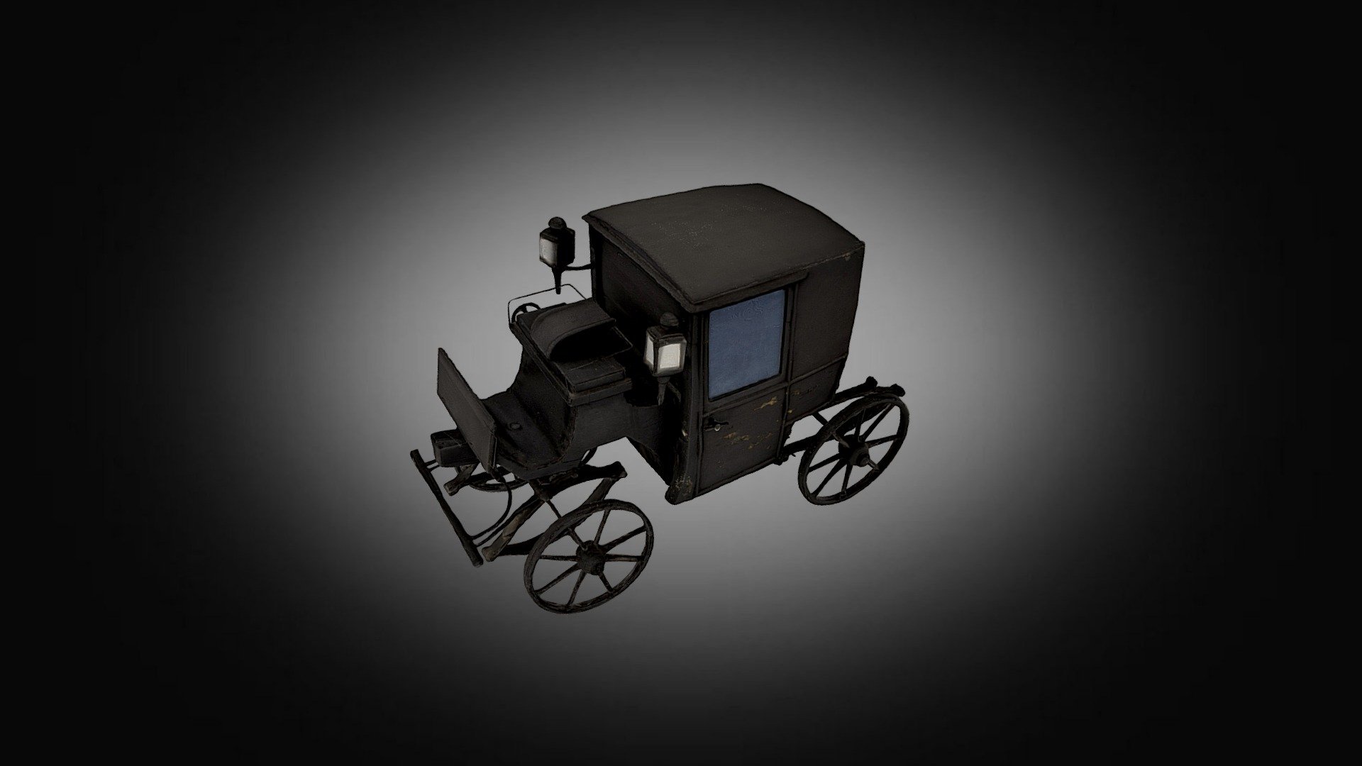 Model drožky — Sketchfab embed 3D viewer