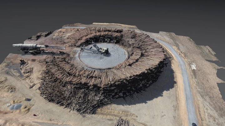 Wood Volume Estimation 3D Model