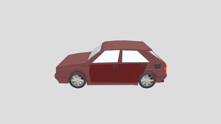 Lancia Delta Int 3D Model