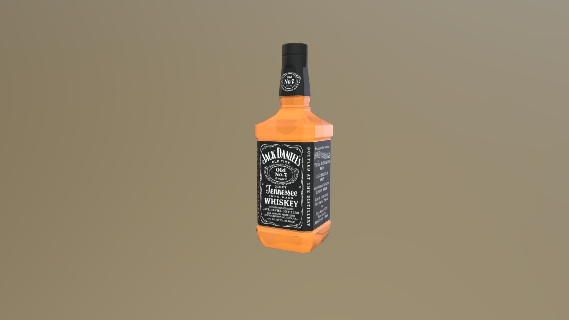 Jack Daniels - Download Free 3D model by rzesiu [c696582] - Sketchfab