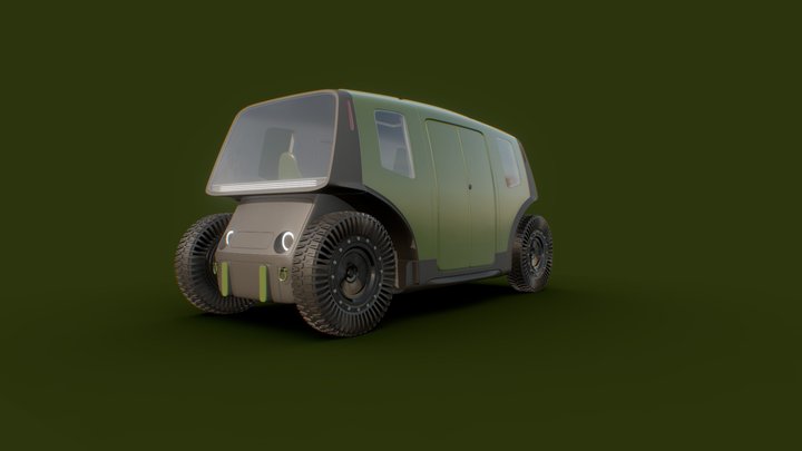 Robocar_4WD 3D Model