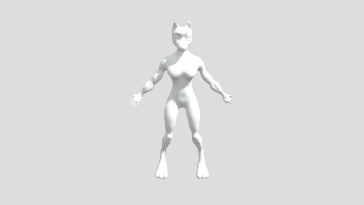 Furry sculpture 3D Model