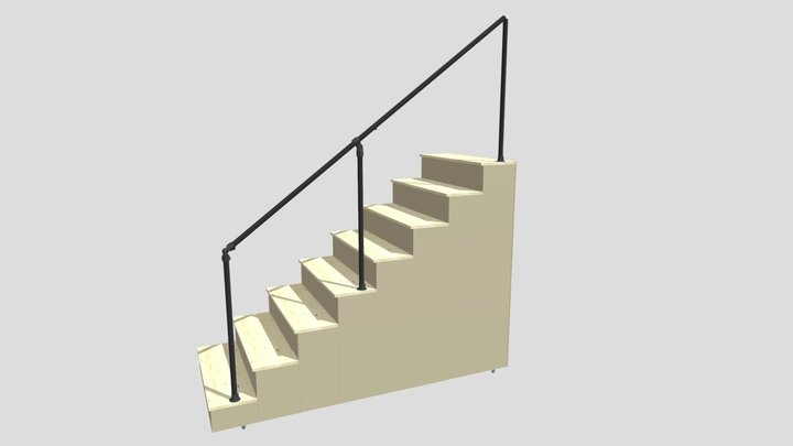 Treppe 3D Model