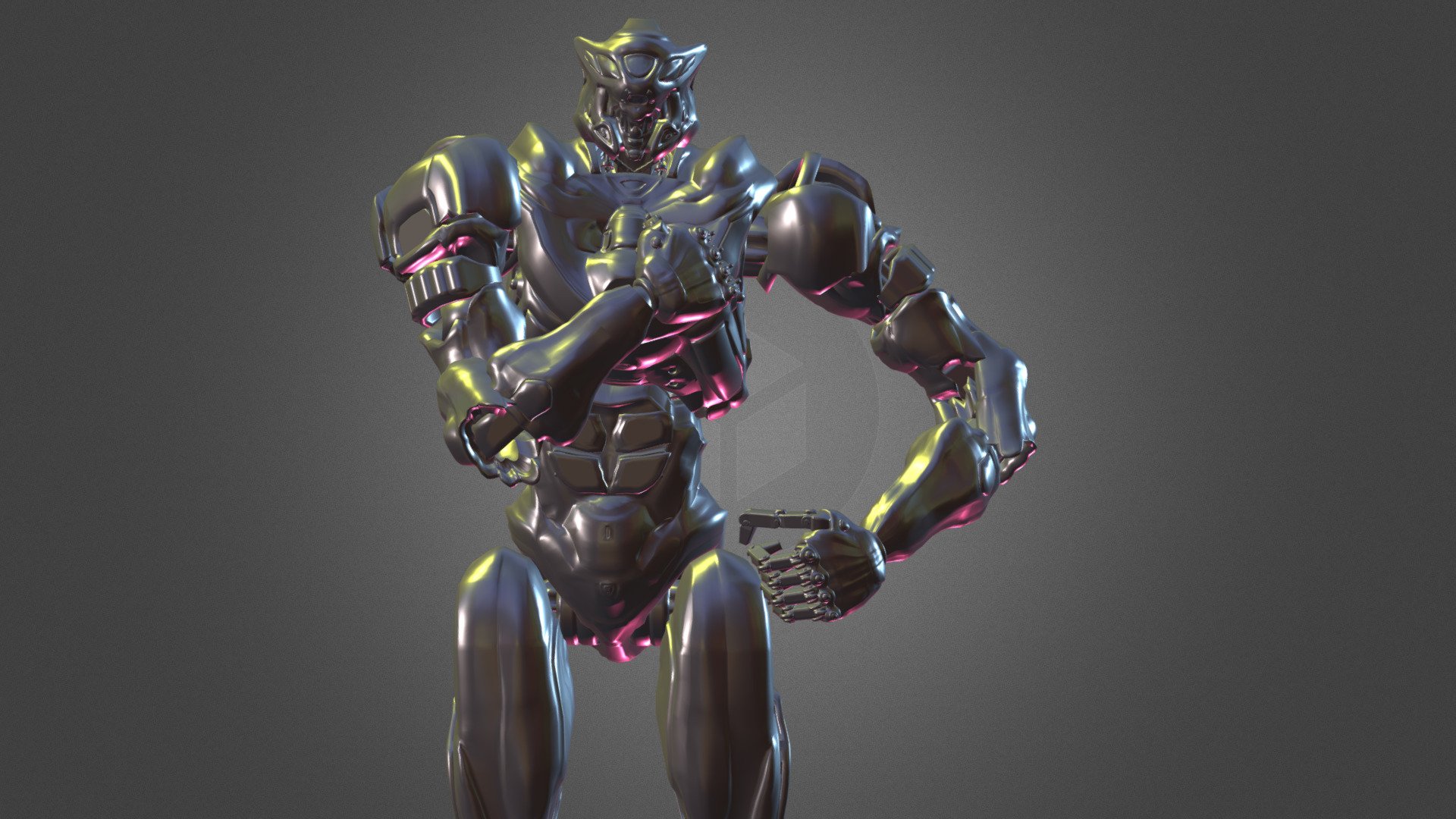 Metapanoplia rigged animation