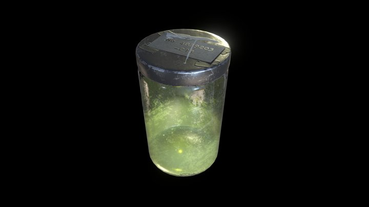 Formalin-filled jar – Free 3D Model STL