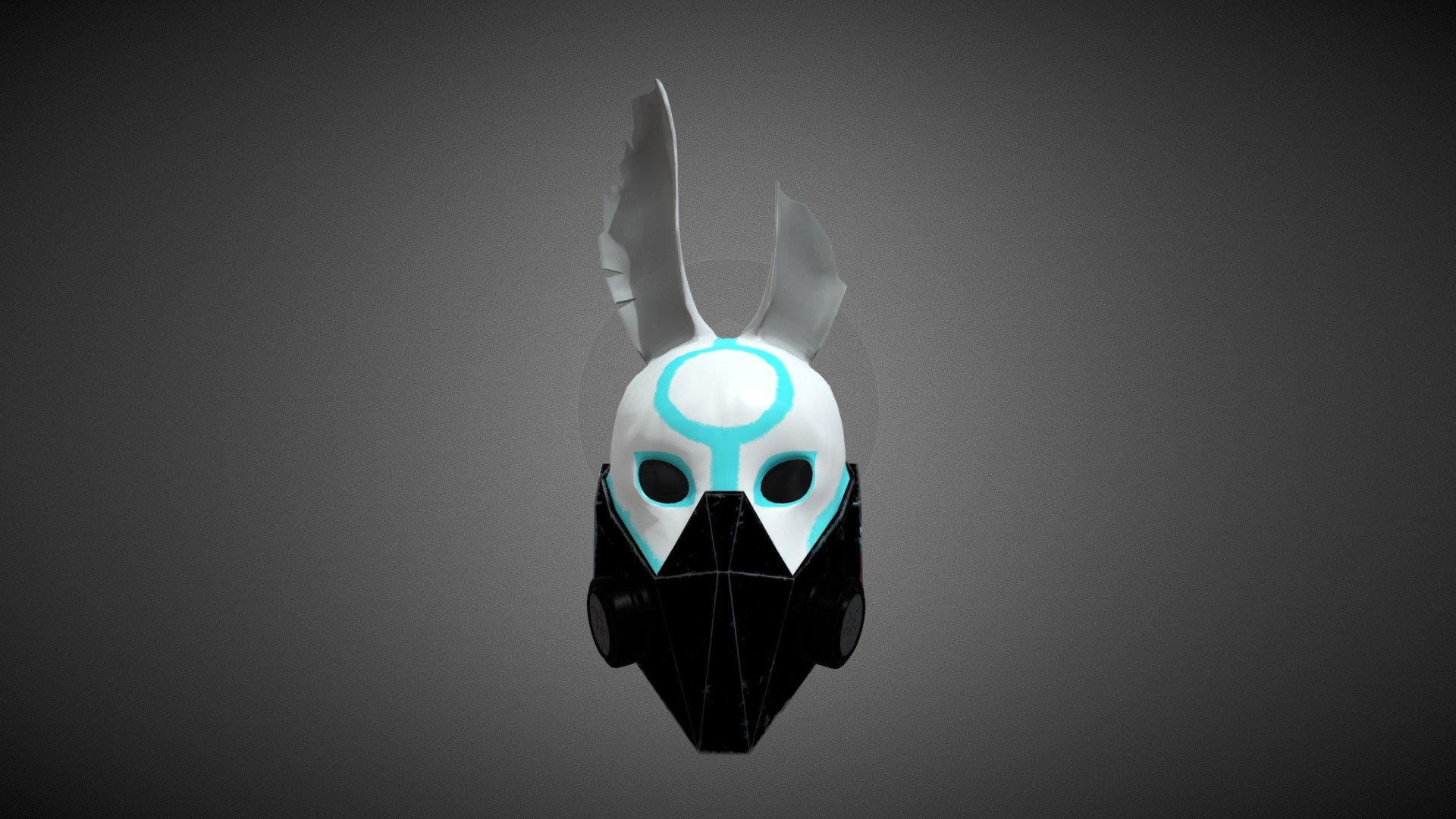 Rabbit Mask 3D model by Anya Arvidsson (AnyaArvidsson) [c69aedf
