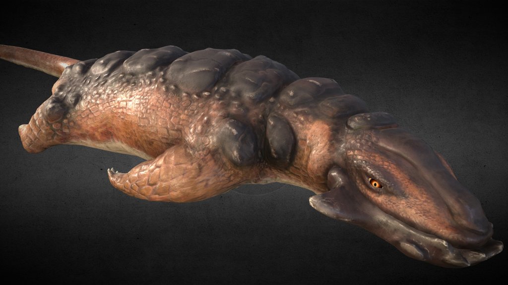 Creature Design - Prehistoric Crocodilian