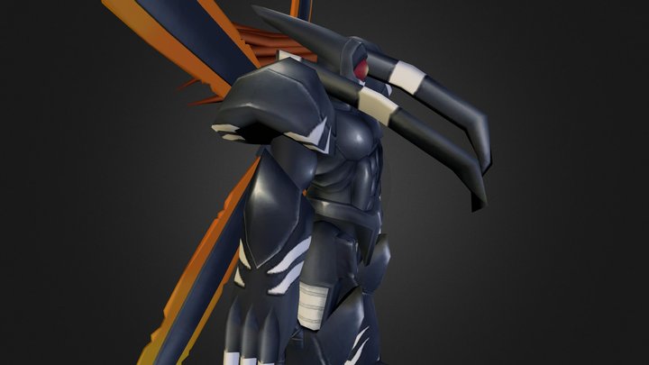 PC Computer - Digimon Masters - GrandisKuwagamon 3D Model