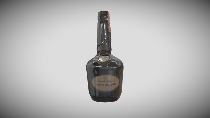whiskeybottle1 3D Model