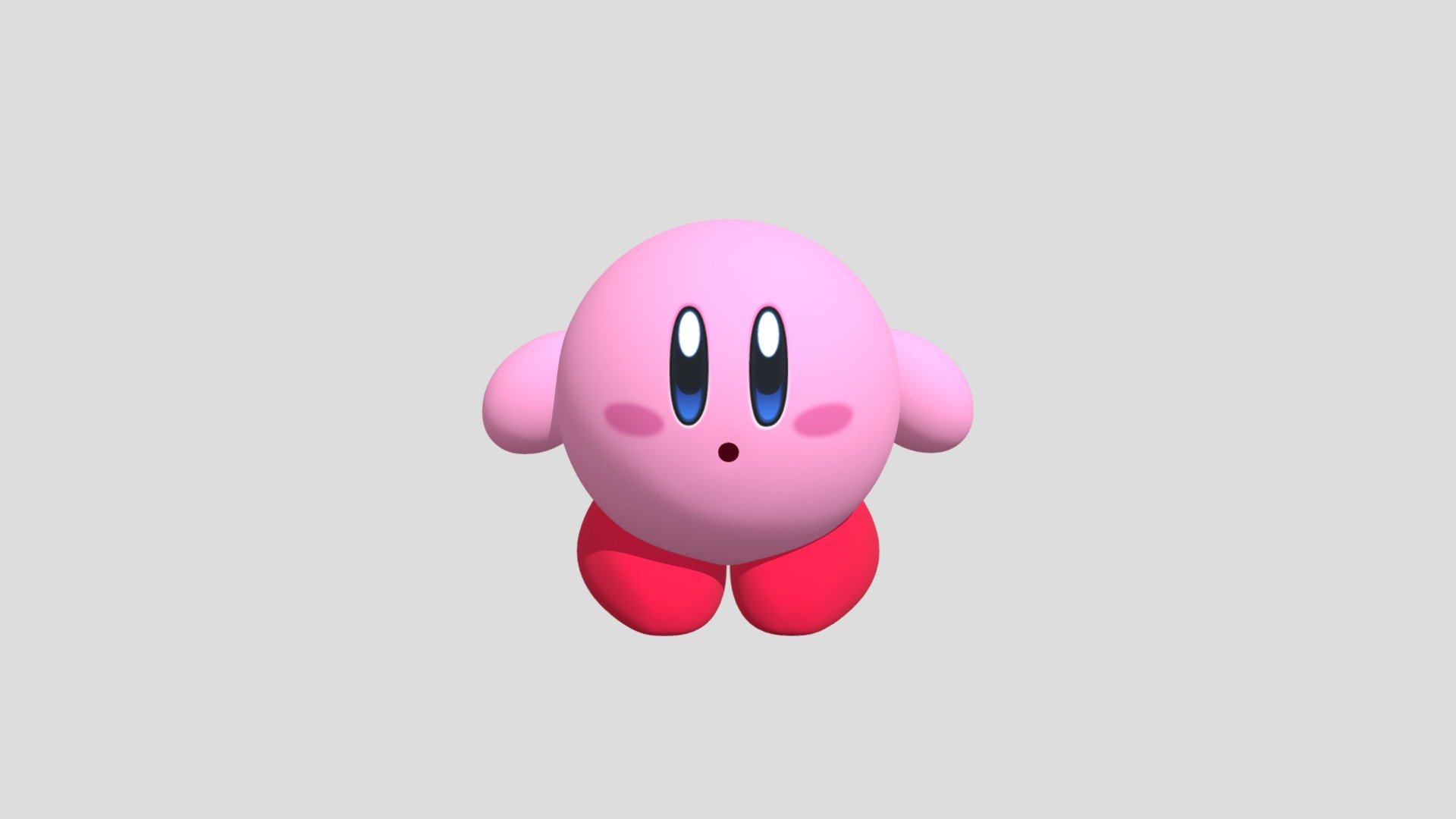 Kirby - 3D model by rosariaz [c69c1a6] - Sketchfab