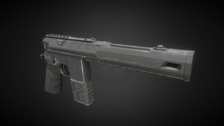 Tactic Mauser Pistol 3D Model