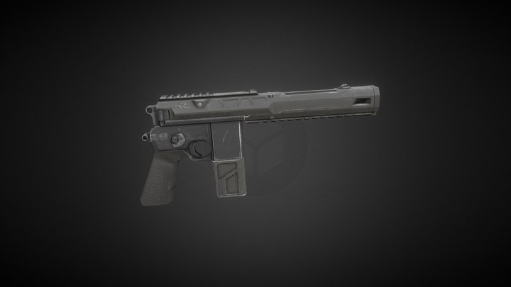 Tactic Mauser Pistol 3D Model