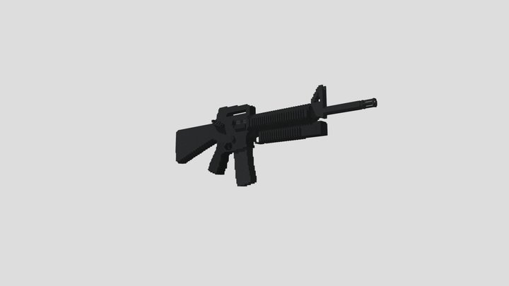 M16 / M203 LAUNCHER 3D Model