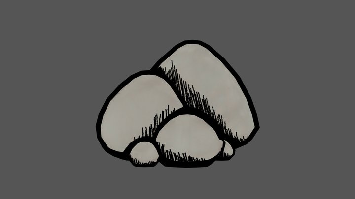 Rock 3D Model