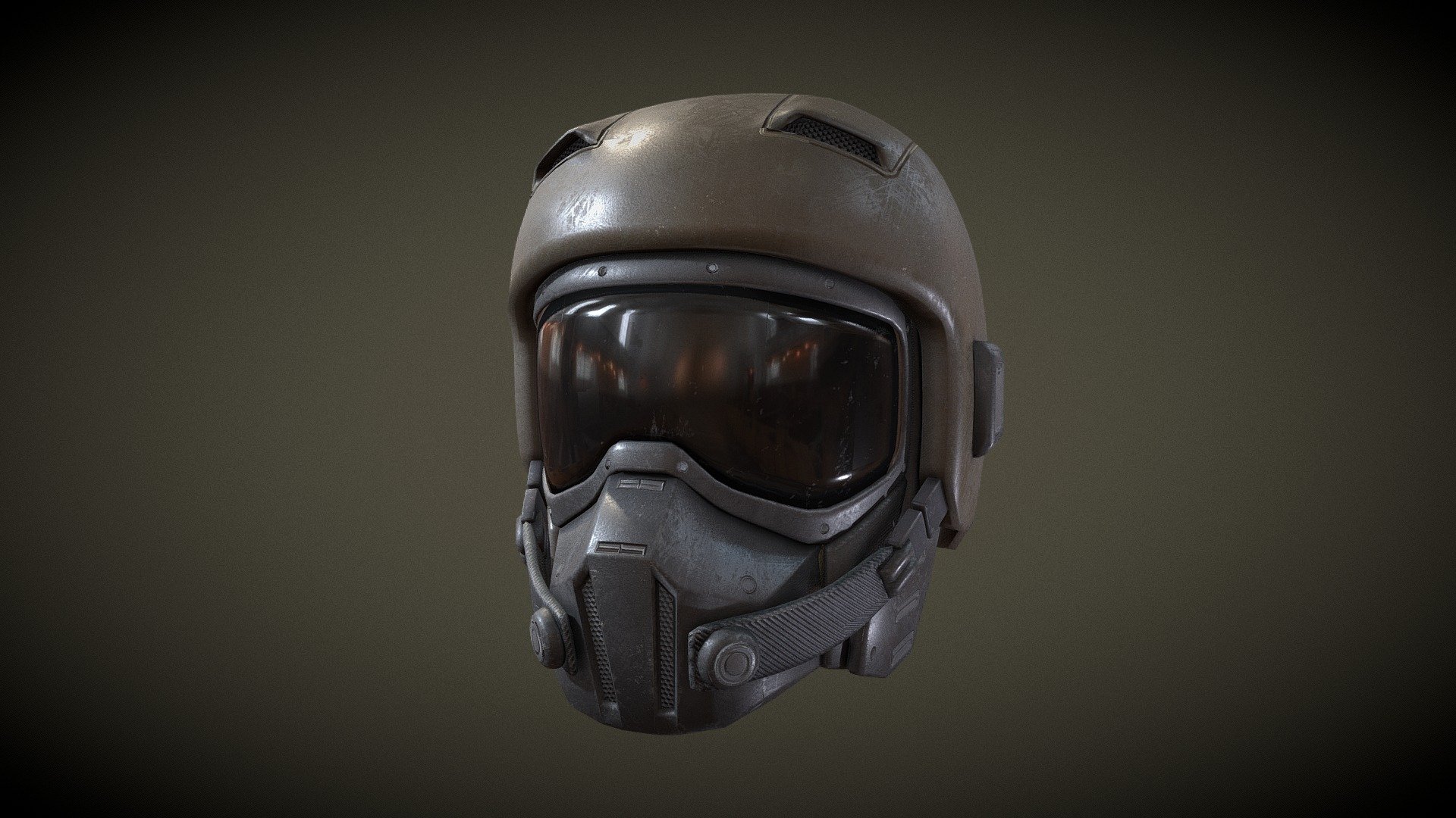 Dune House Atreides Pilot Helmet - Buy Royalty Free 3D model by ...