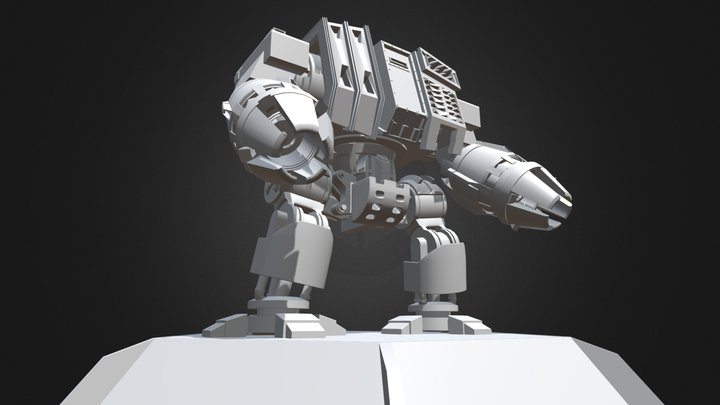 Dreadnought 40K 3D Model