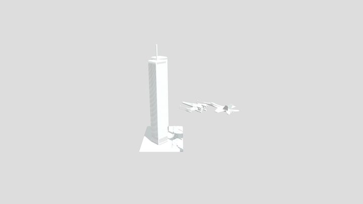 Twin Towers WTC 3D Model