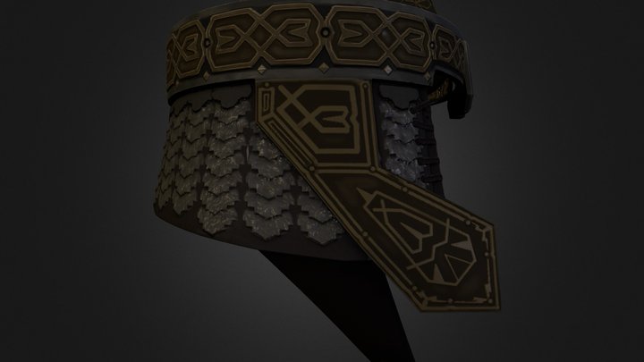 Helmet big 2 3D Model