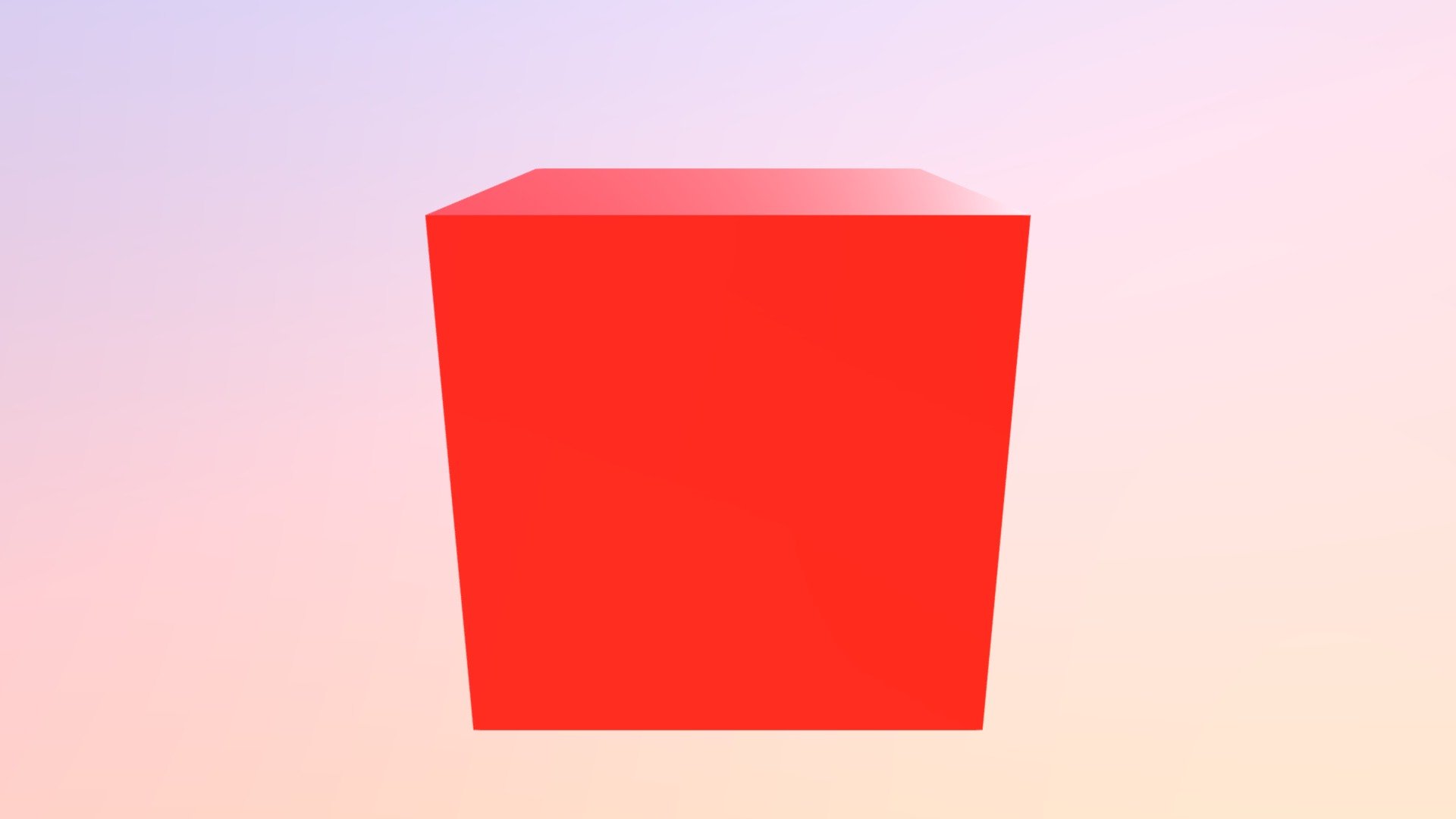 red cube