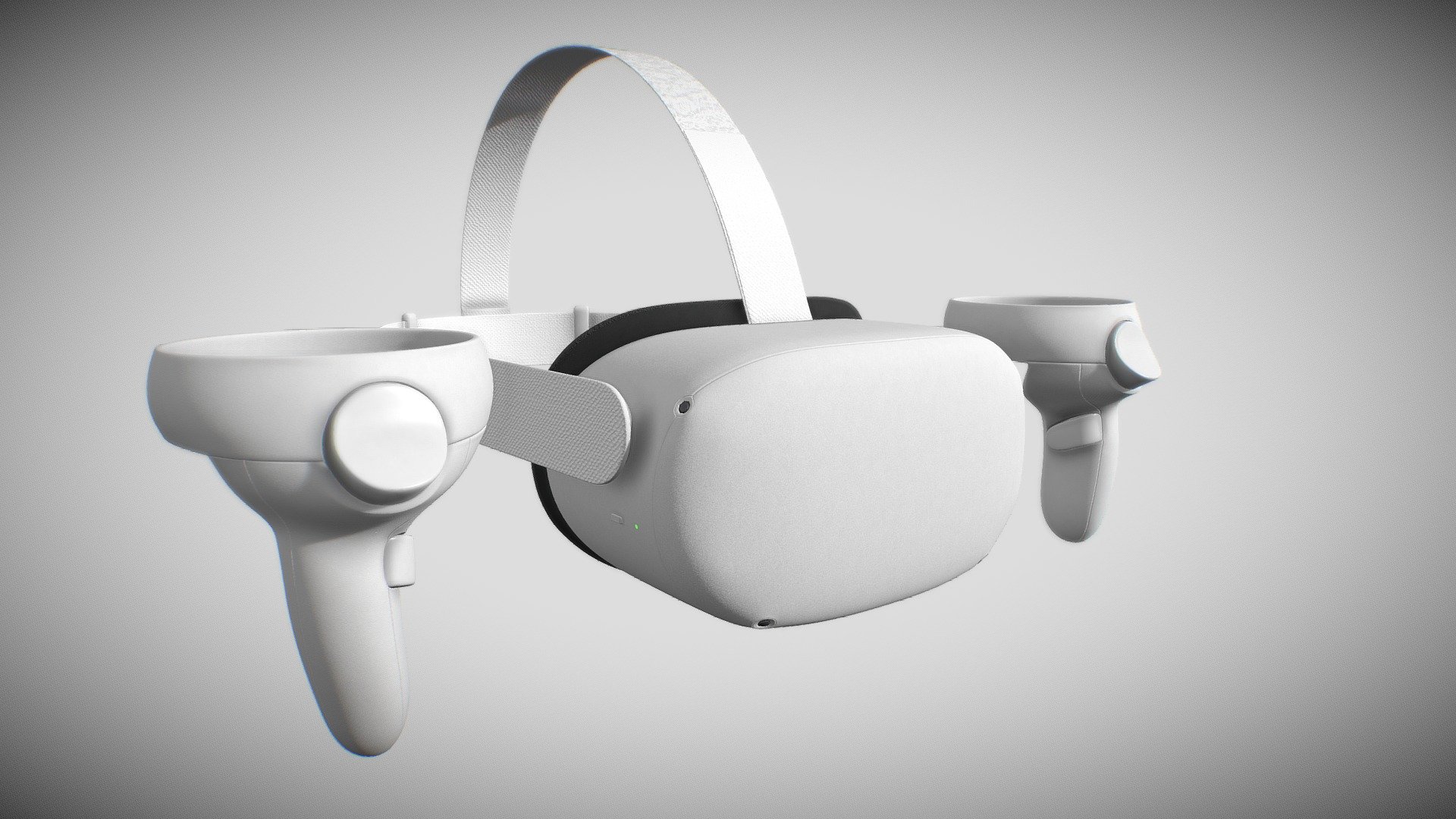 Oculus 3 pro. VR models. Product Design in Blender: Headphones [Full process]\.