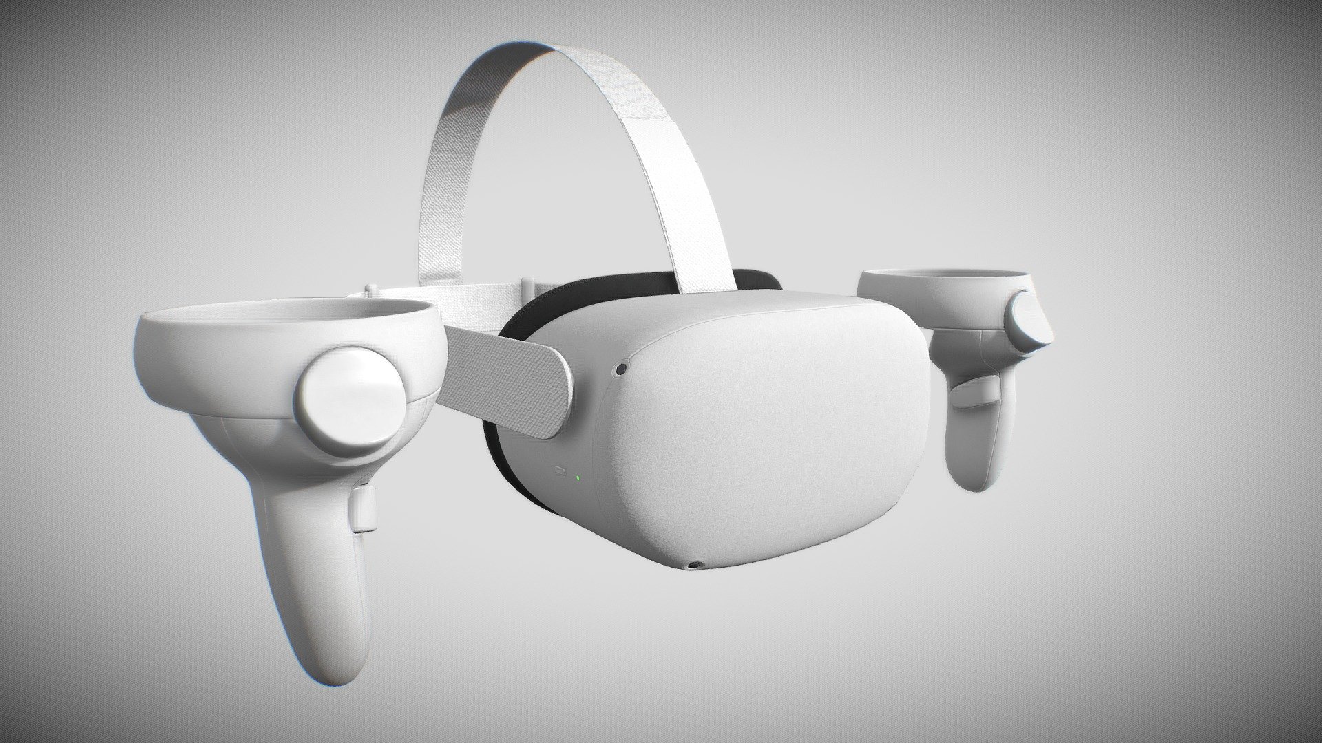 Oculus Quest 2 VR Headset 3D model