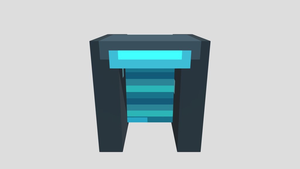 Crystal Waterfall - Voxel 32x32 (Animated)