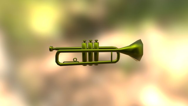 Trumpet File 3D Model