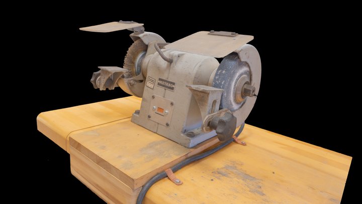 Metal Grinder photogrametry 3D Model