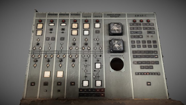 Power plant switchboard 1 3D Model