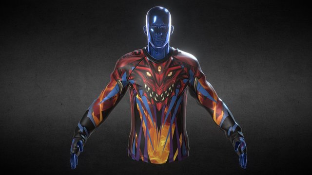 Custom jersey RCO 03 3D Model