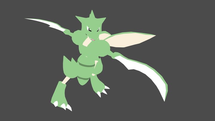 Scyther 3D Model