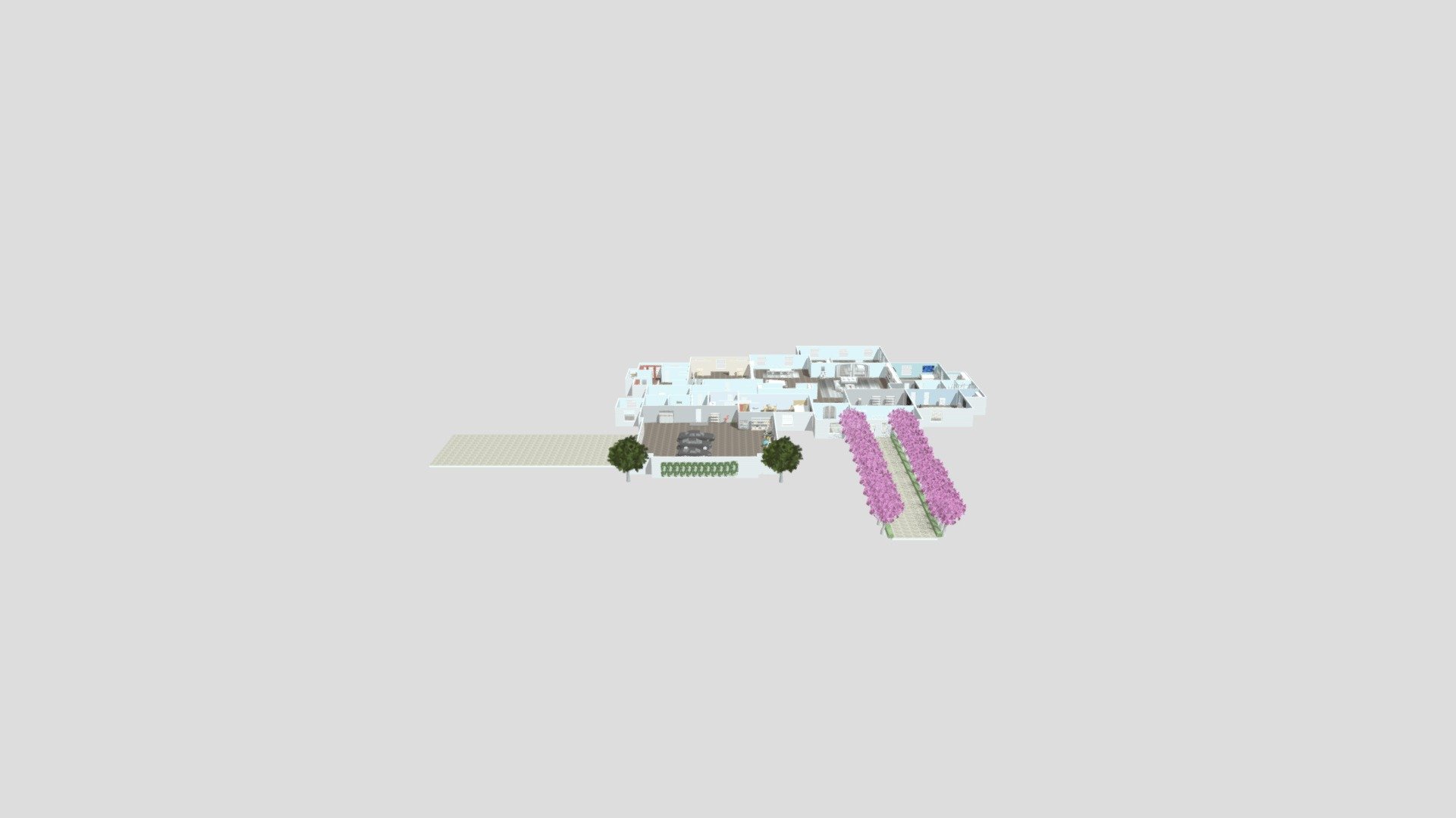 One Story Mansion