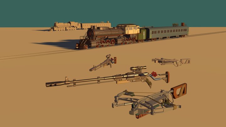 Aurora, Helsing And Valve from Metro Exodus 3D Model