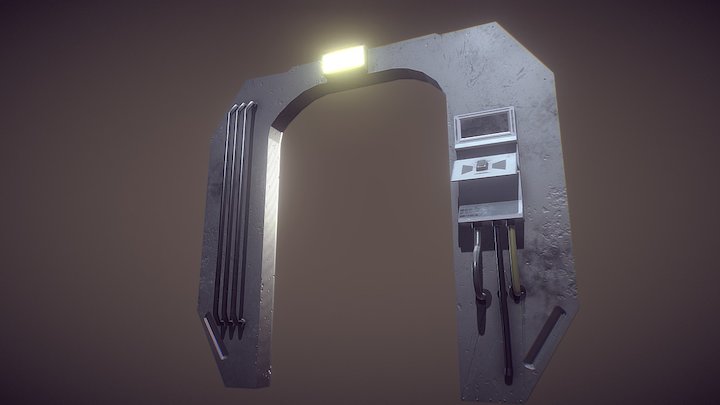 Submarine_Doorway 3D Model