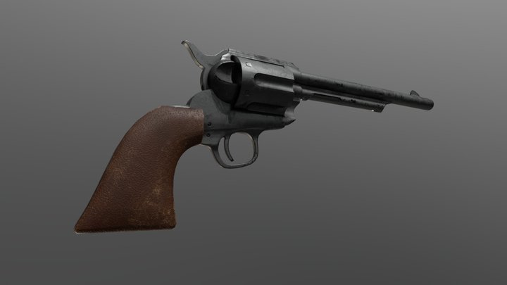 Revolver 3D Model
