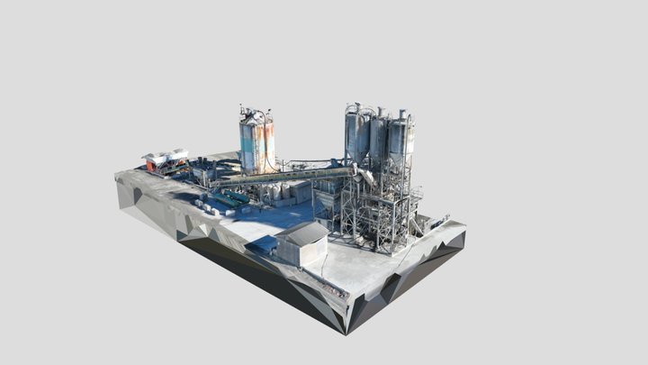Concrete Tower 3D Model