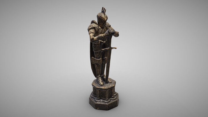 Harry Potter Wizard Chess King 3D Model