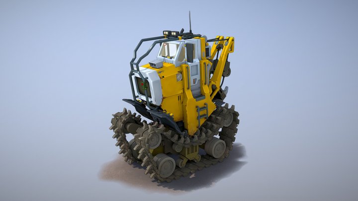 "MACK" Tracktor 3D Model