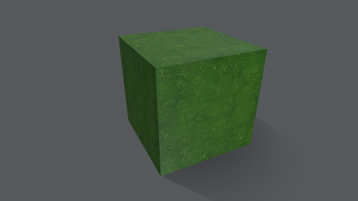 Grass_cube 3D Model